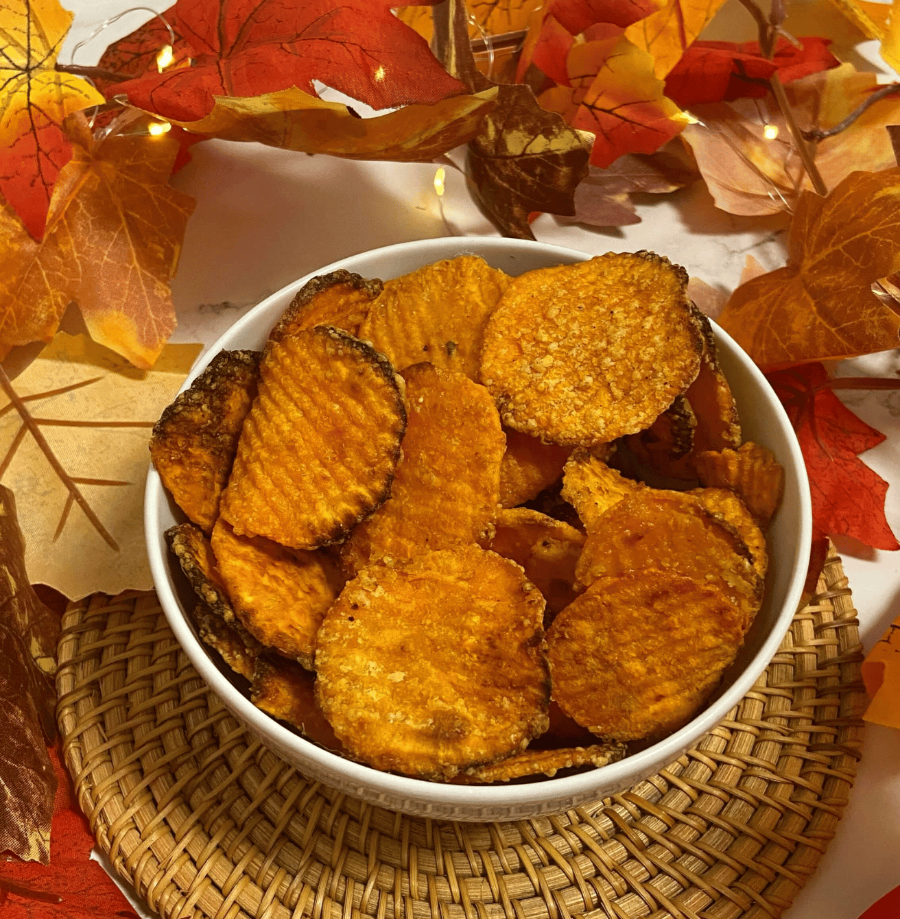 Receta de Chips de boniato en Airfryer