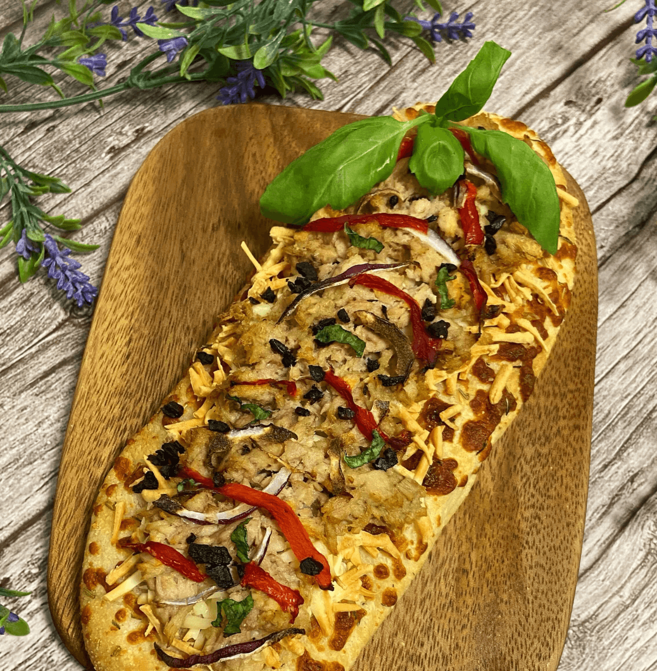 Receta de Focaccia de atún en Airfryer