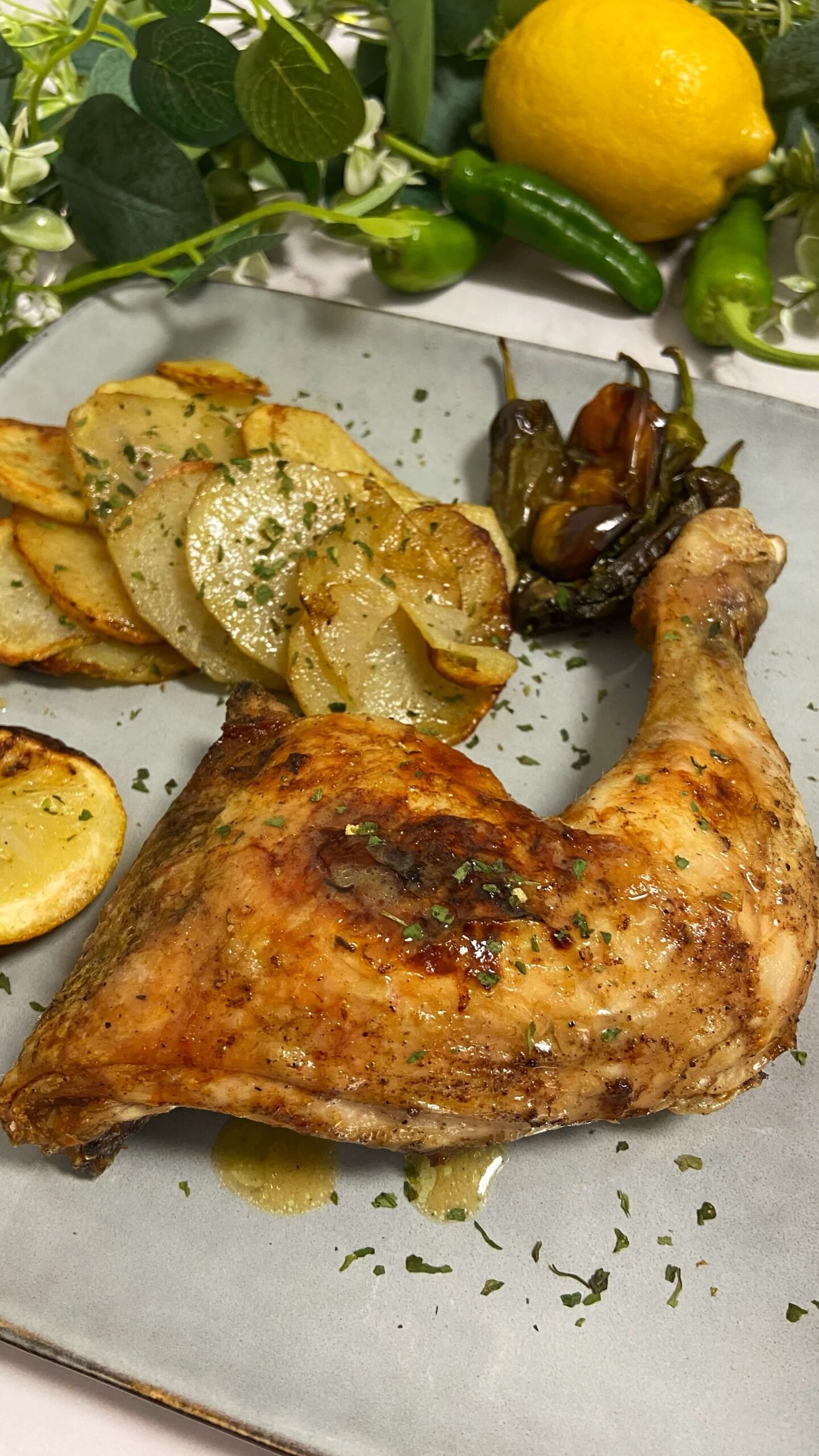 Receta de Pollo asado al limón en Airfryer Receta de Pollo asado al limón en Airfryer