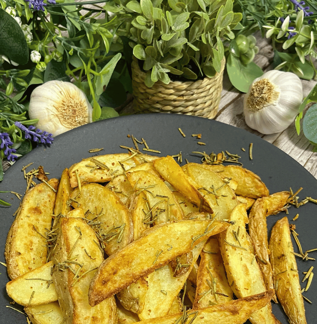Receta de Patatas al romero en Airfryer