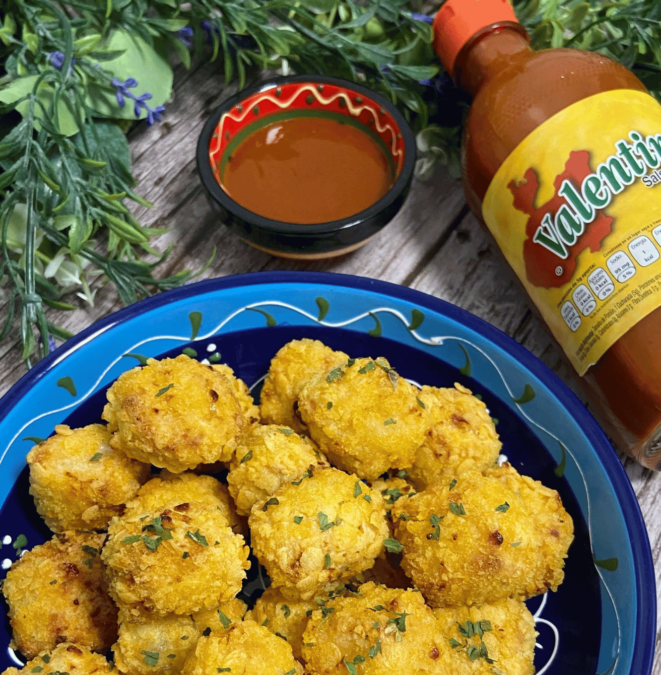 Receta de Palomitas de pollo en Airfryer