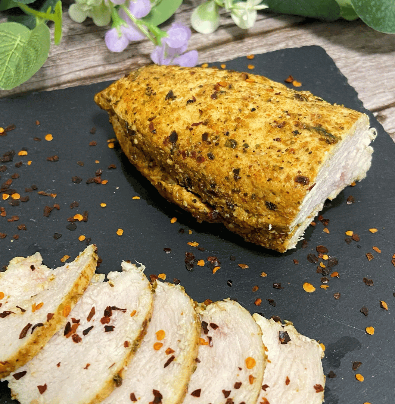 Receta de Fiambre de pollo masala en Airfryer