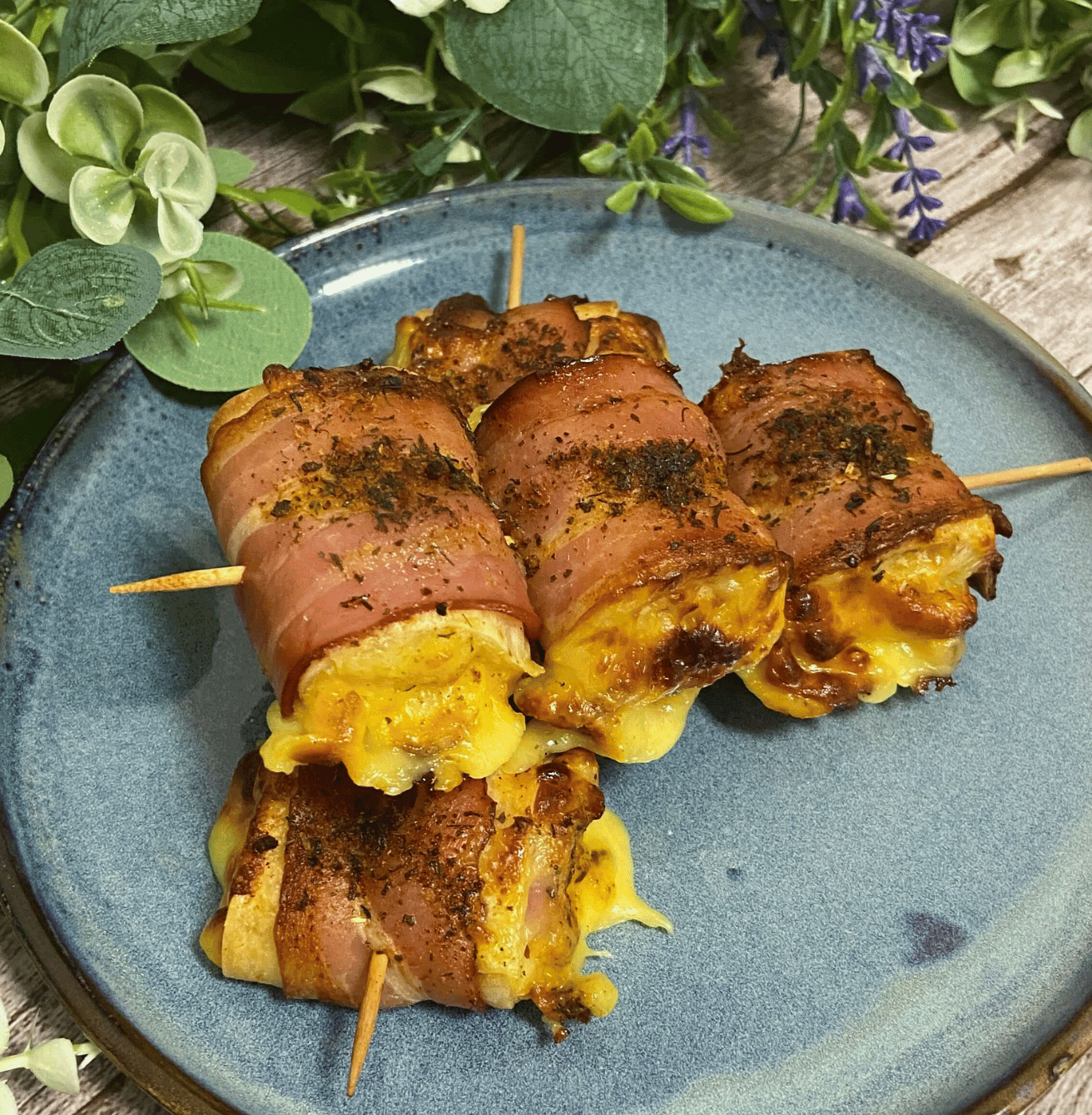 Receta de Rollitos de bacon y queso en Airfryer