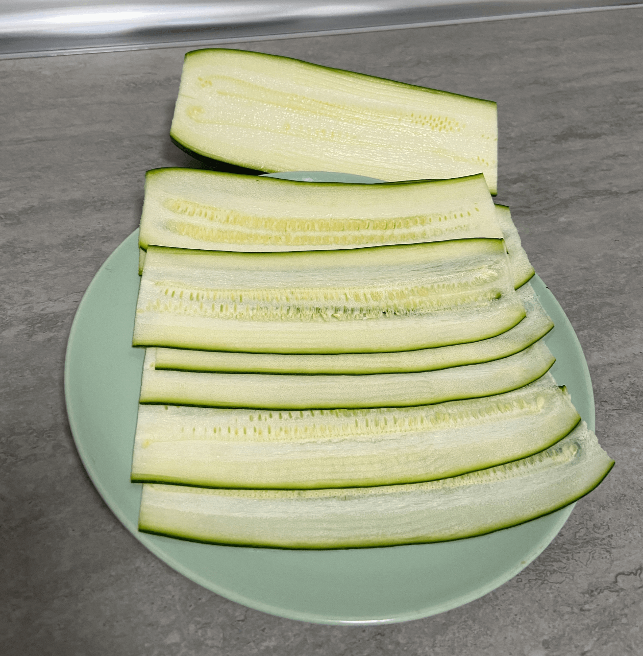 Lasaña de calabacín y pollo en airfryer Lasaña de calabacín y pollo en airfryer