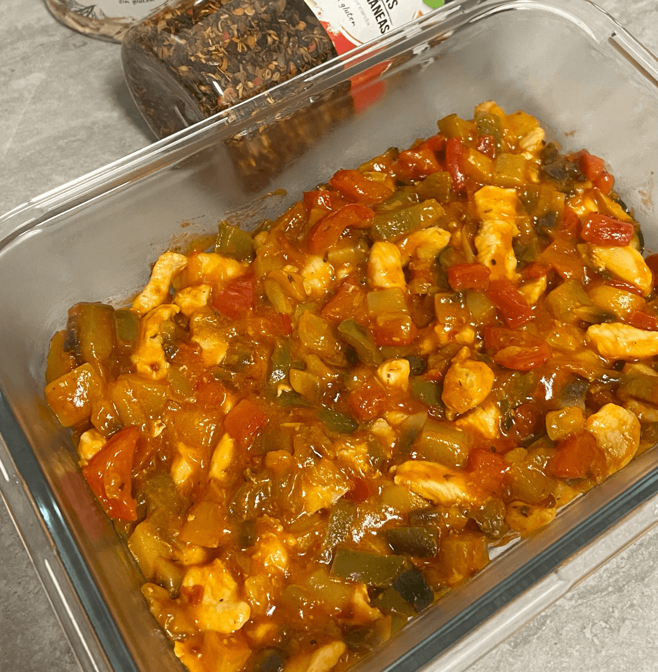 Lasaña de calabacín y pollo en airfryer Lasaña de calabacín y pollo en airfryer