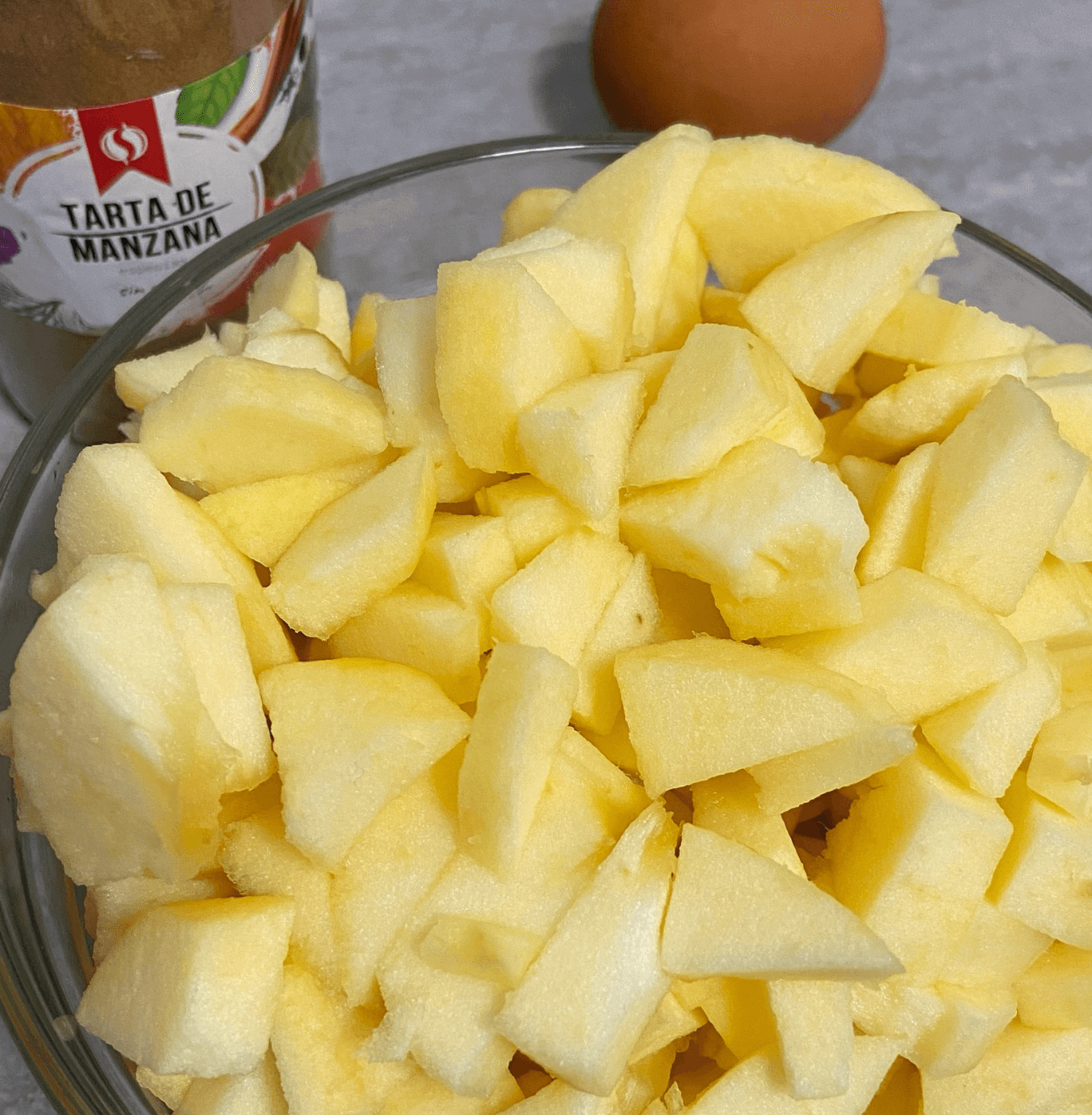 Bizcocho de manzana en airfryer Bizcocho de manzana en airfryer