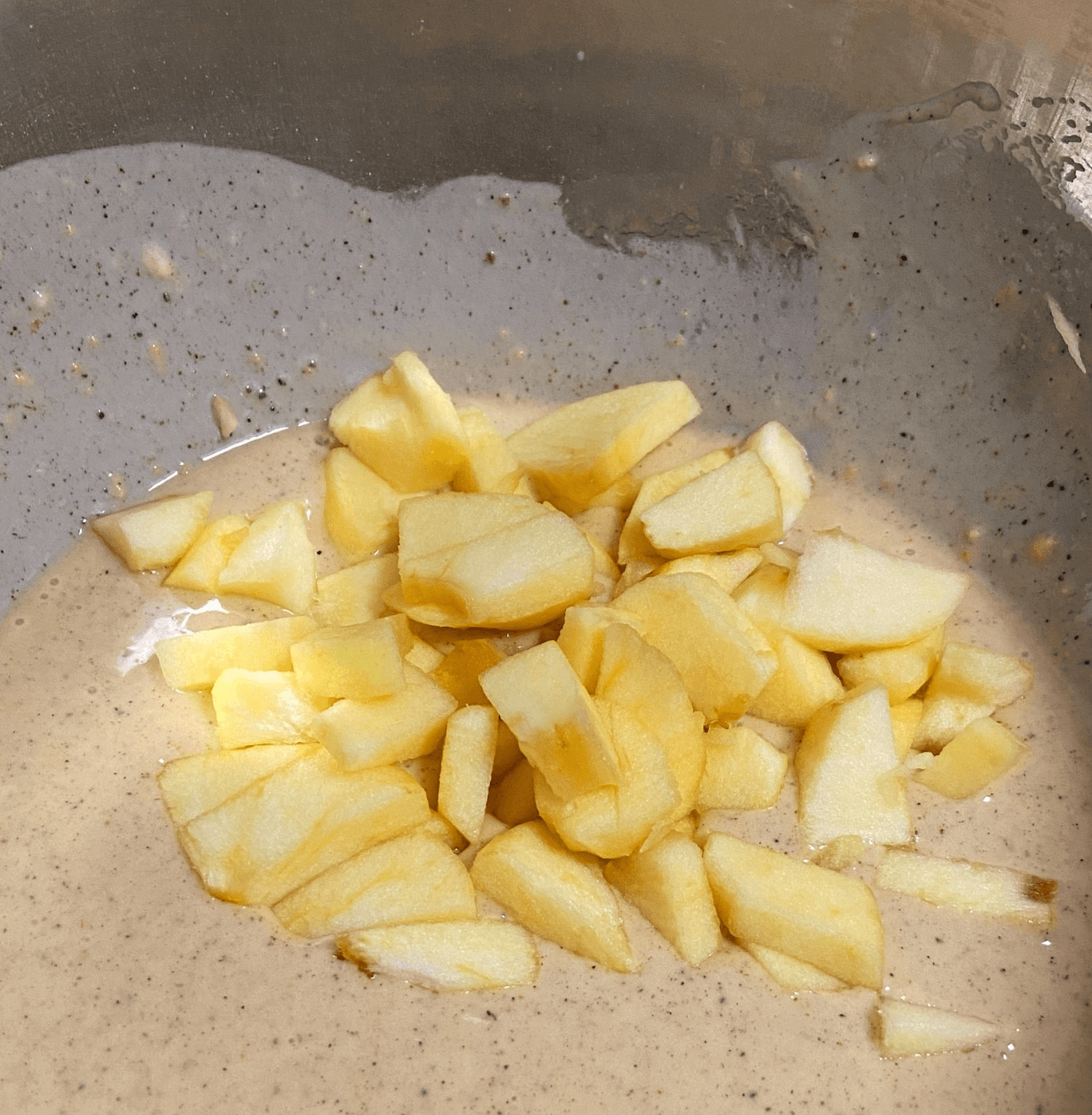 Bizcocho de manzana en airfryer Bizcocho de manzana en airfryer