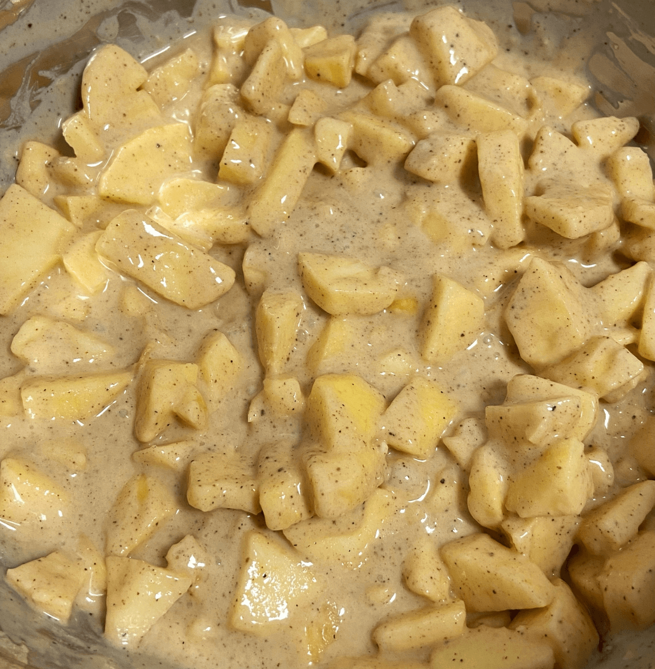 Bizcocho de manzana en airfryer Bizcocho de manzana en airfryer