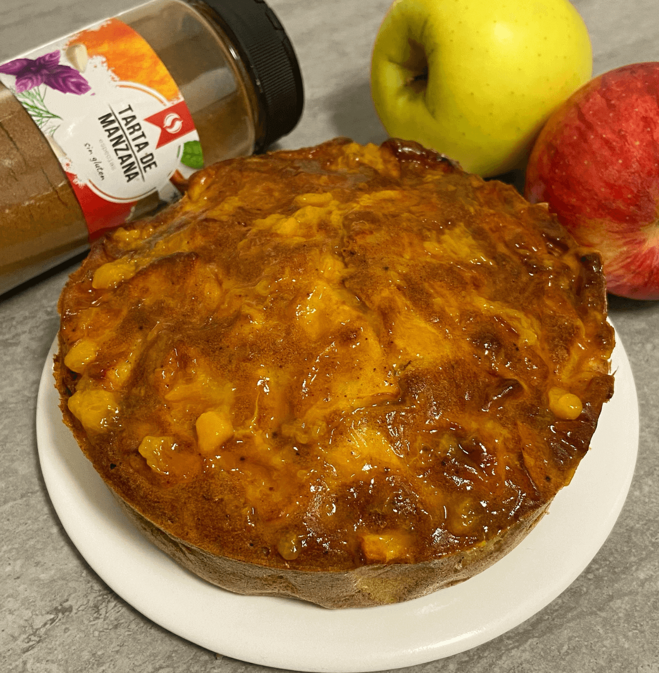 Bizcocho de manzana en airfryer Bizcocho de manzana en airfryer