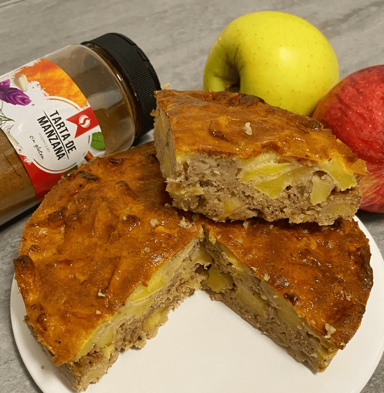 Bizcocho de manzana en airfryer