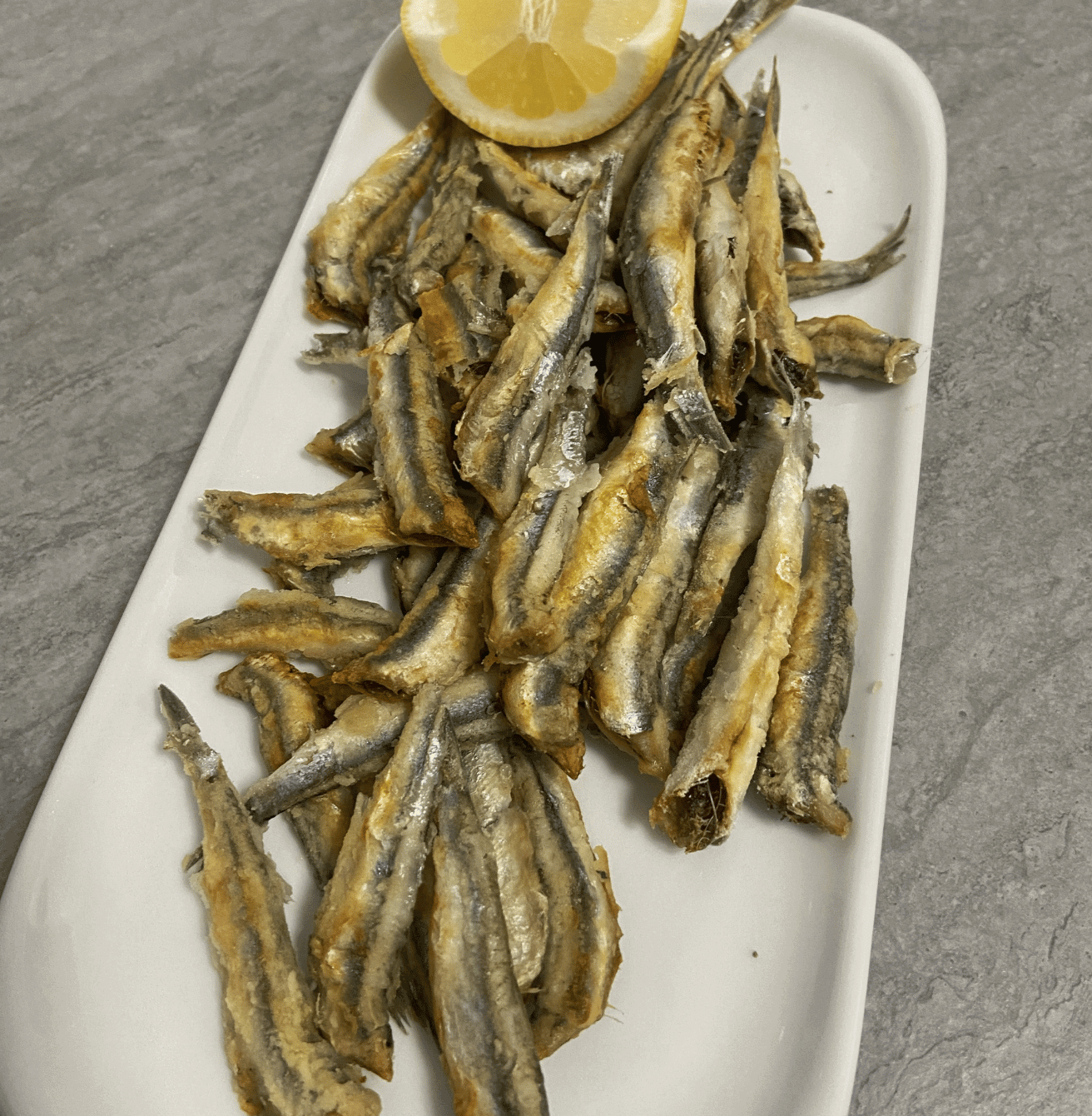 Boquerones fritos en airfryer