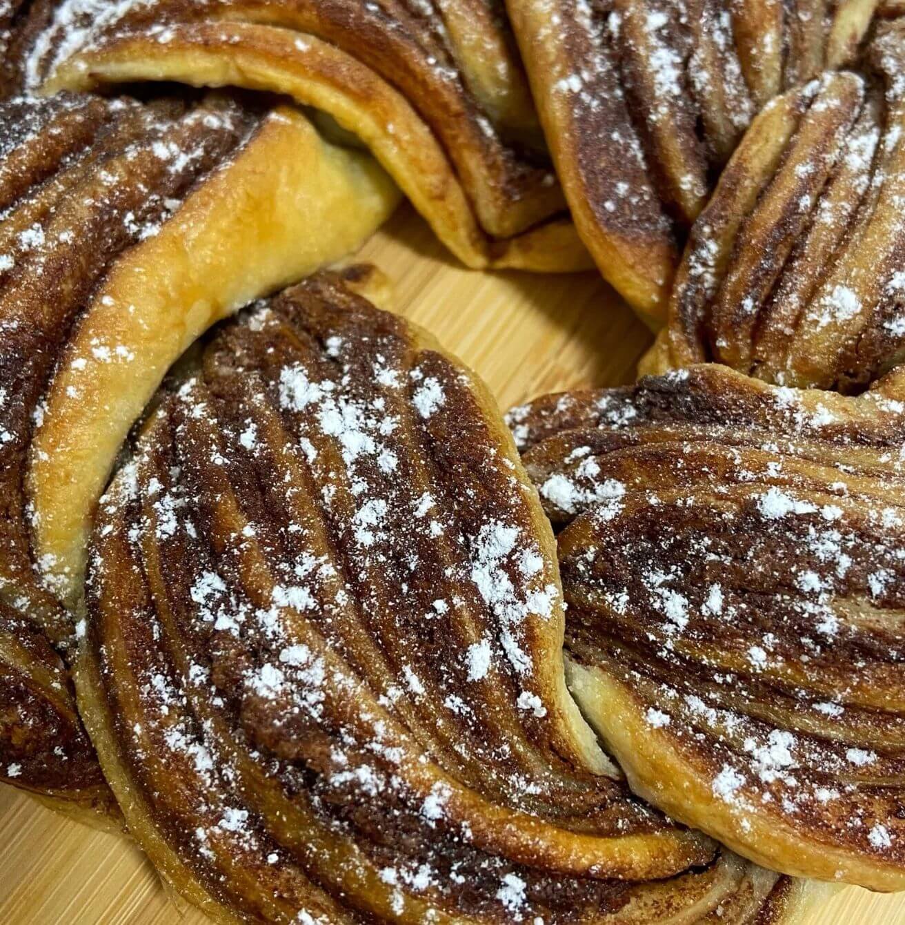 Corona de Nutella en airfryer Corona de Nutella en airfryer