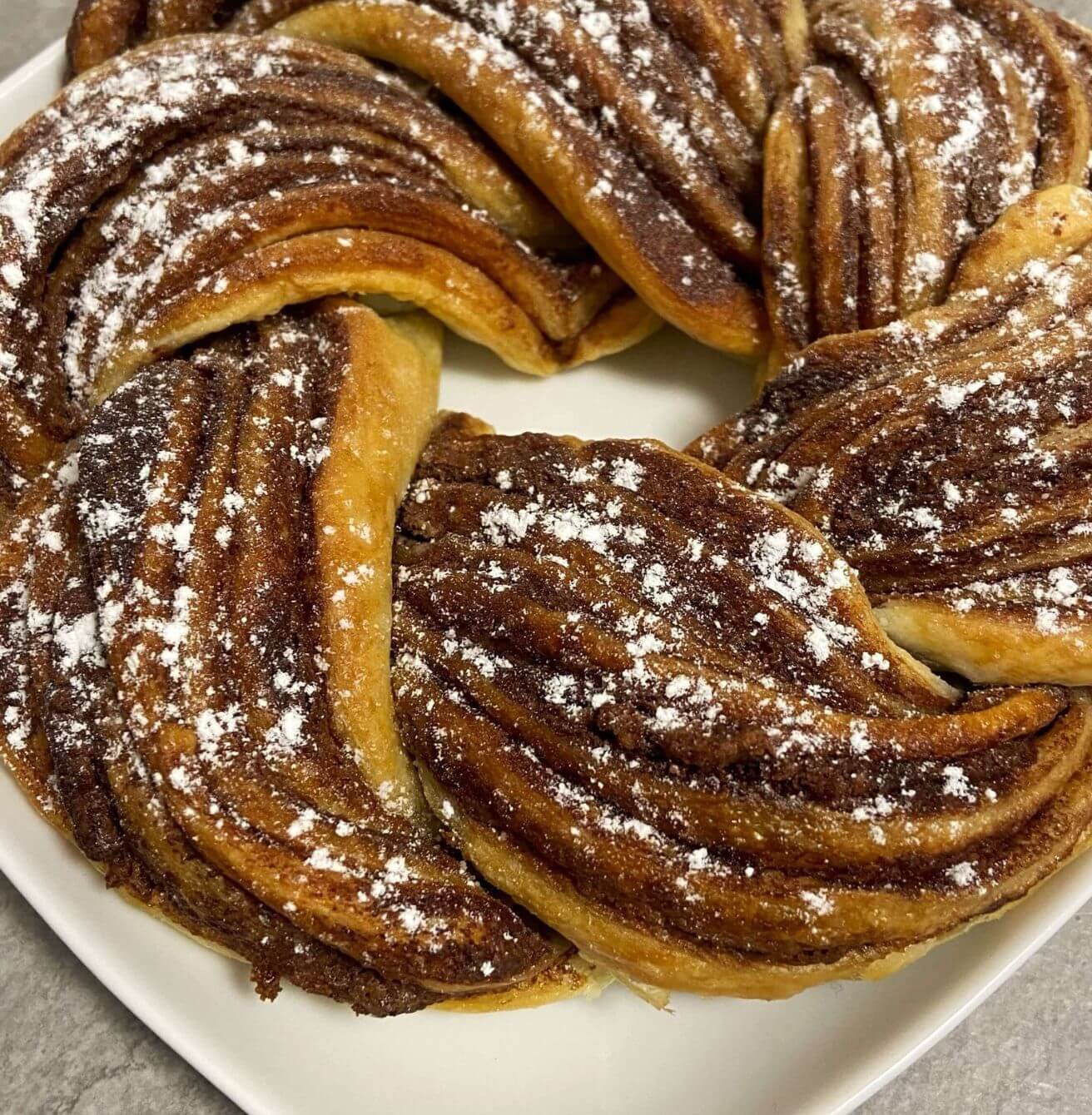 Corona de Nutella en airfryer Corona de Nutella en airfryer