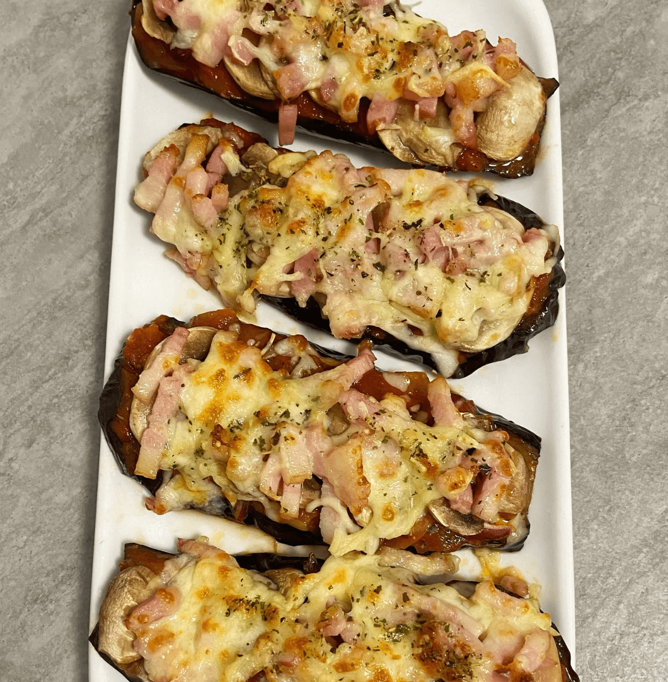 Receta de Pizzas de berenjena en Airfryer