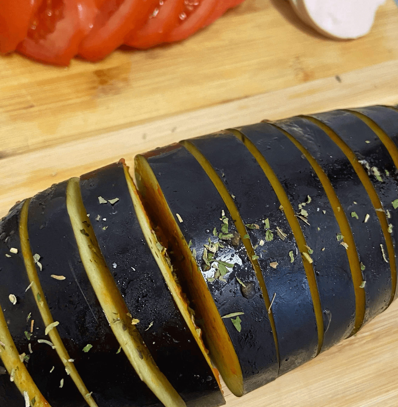 Receta de Berenjenas Hasselback en Airfryer Receta de Berenjenas Hasselback en Airfryer