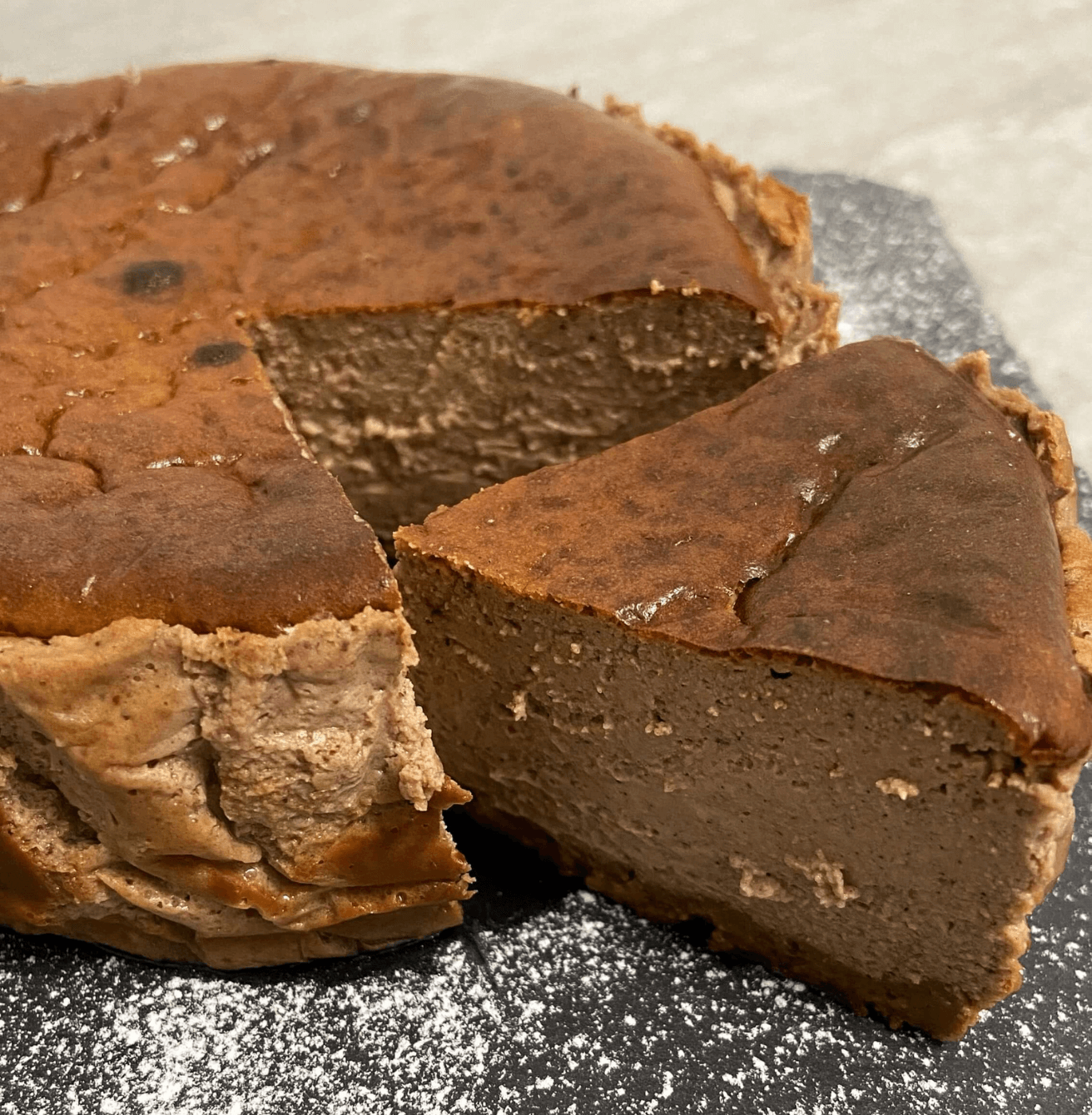 Receta de Cheesecake de chocolate y lotus en Airfryer Receta de Cheesecake de chocolate y lotus en Airfryer