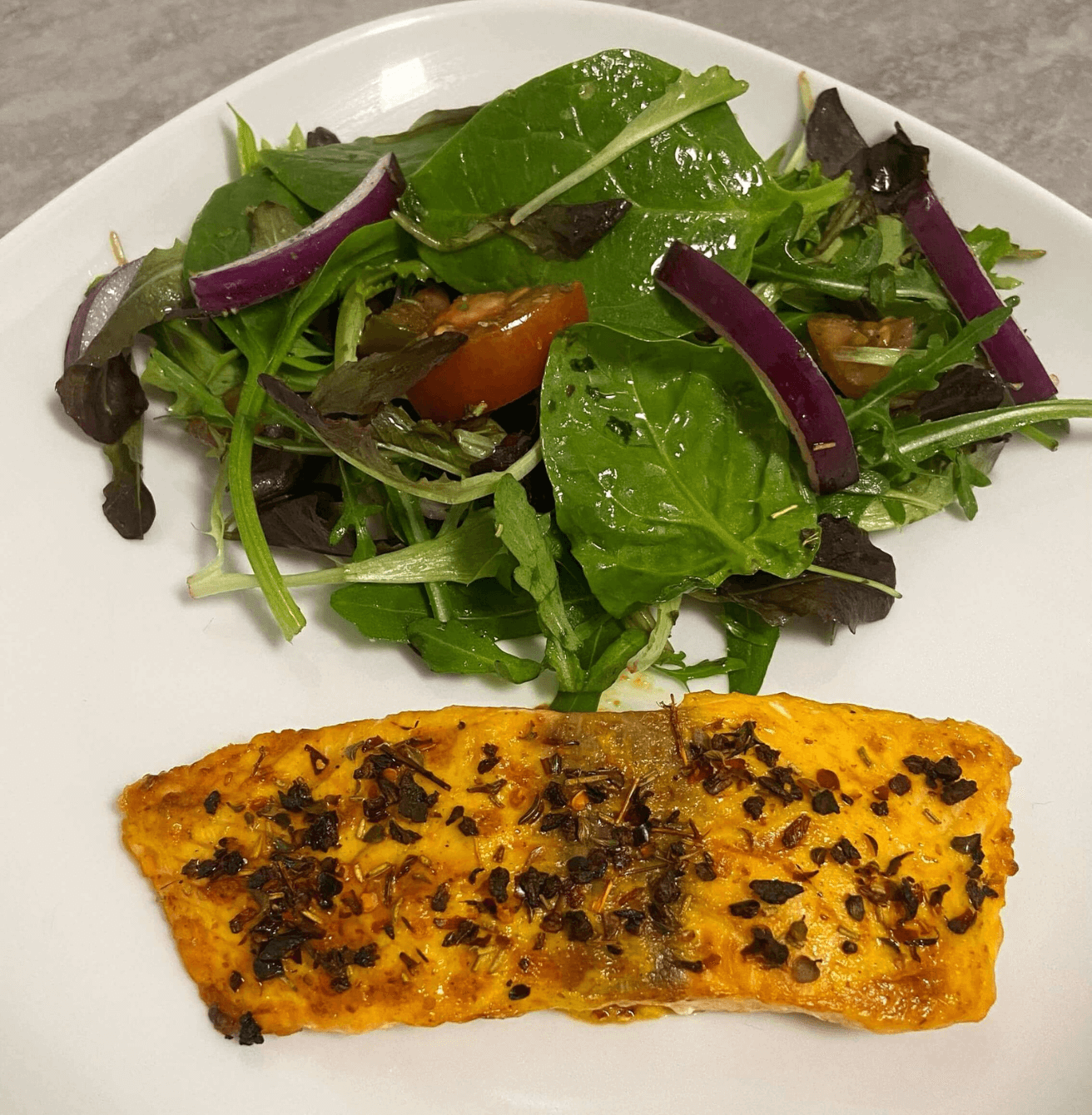 Receta de Salmón a la mostaza en Airfryer