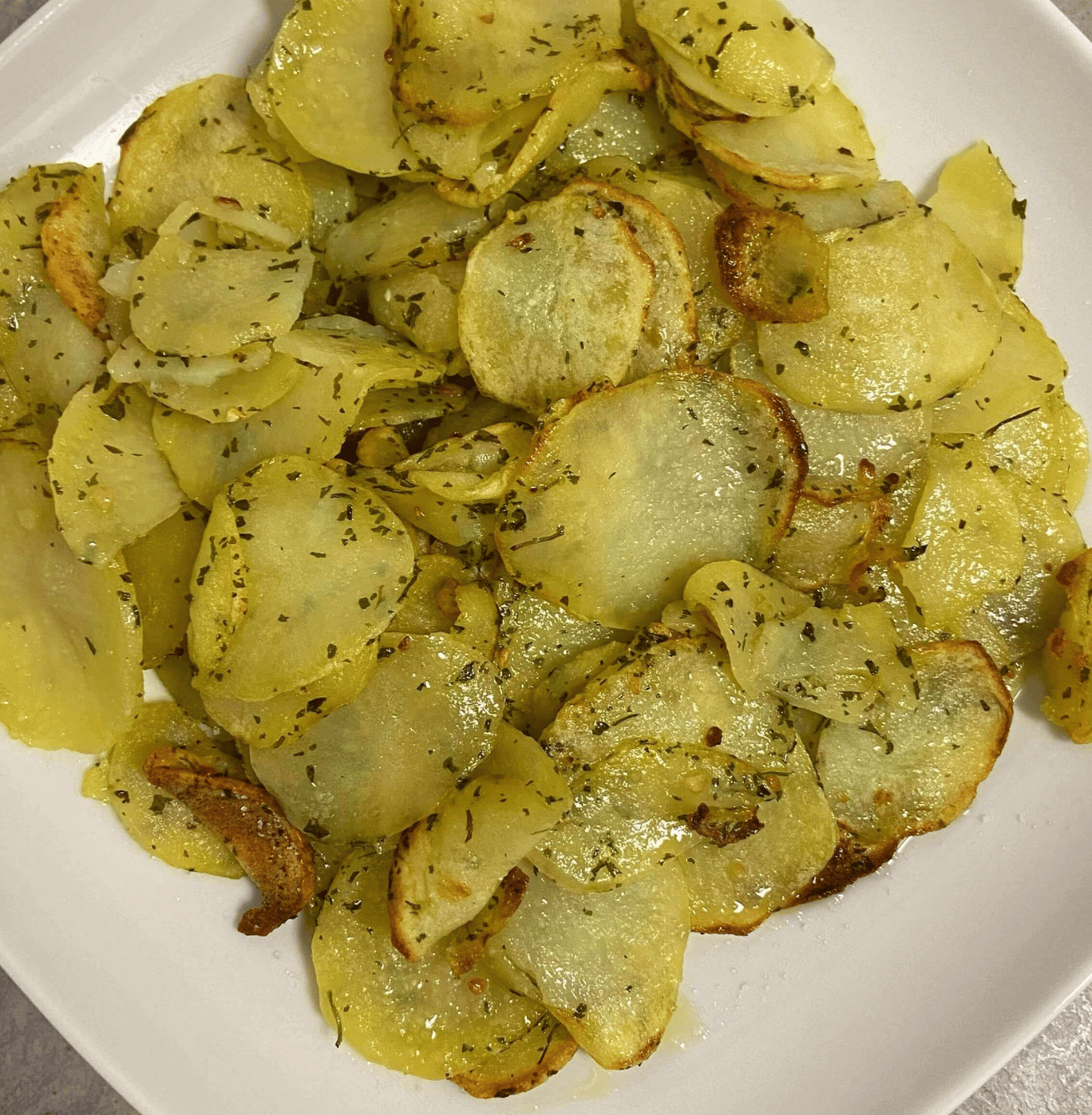 Receta de Patatas al Ajillo en Airfryer