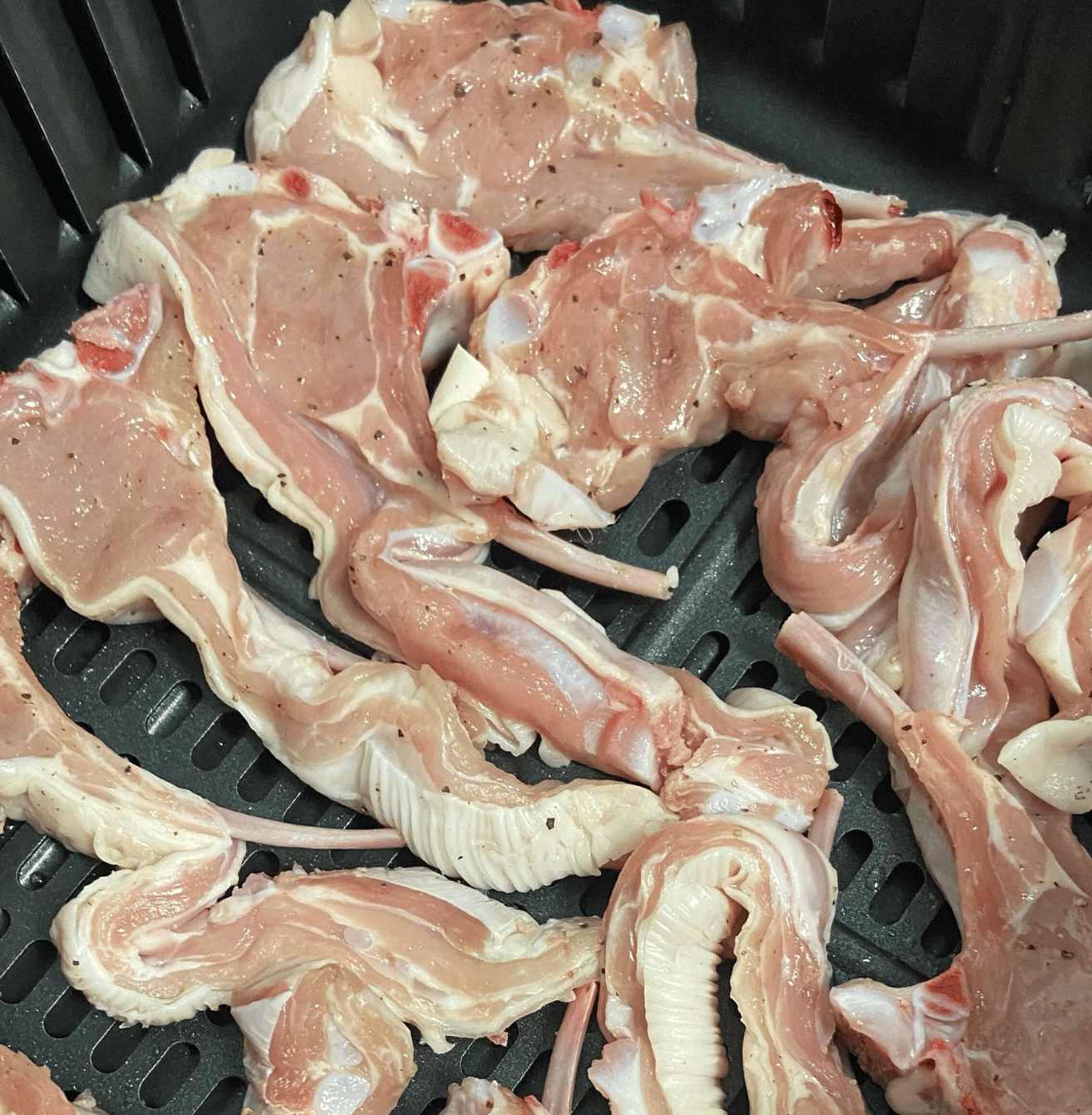 Receta de Chuletas de cordero lechal en Airfryer Receta de Chuletas de cordero lechal en Airfryer