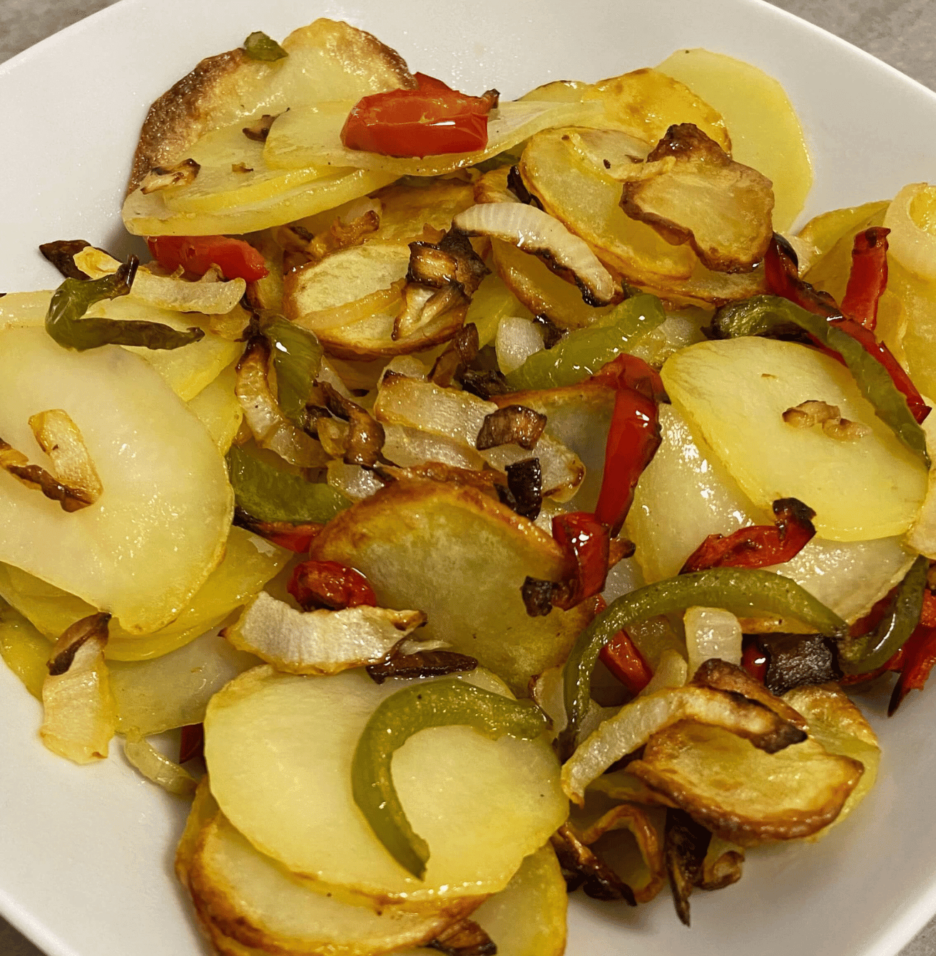 Receta de Patatas a lo Pobre en Airfryer Receta de Patatas a lo Pobre en Airfryer