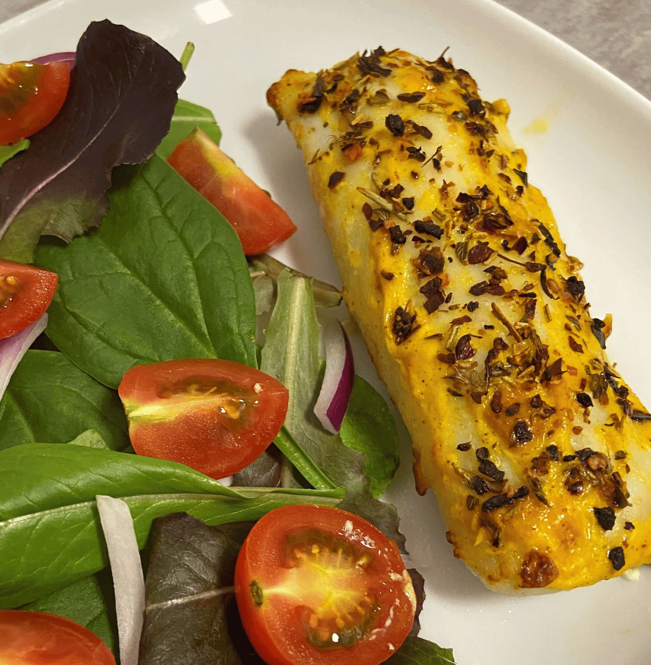 Receta de Merluza a la mostaza en Airfryer