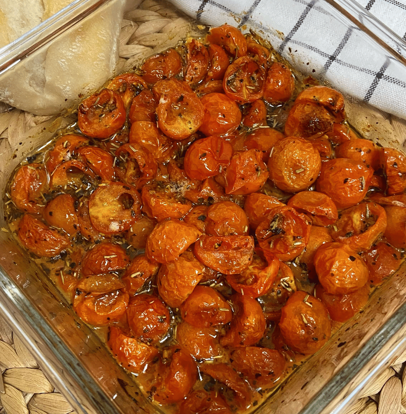 Receta de Tomatitos cherry asados en Airfryer