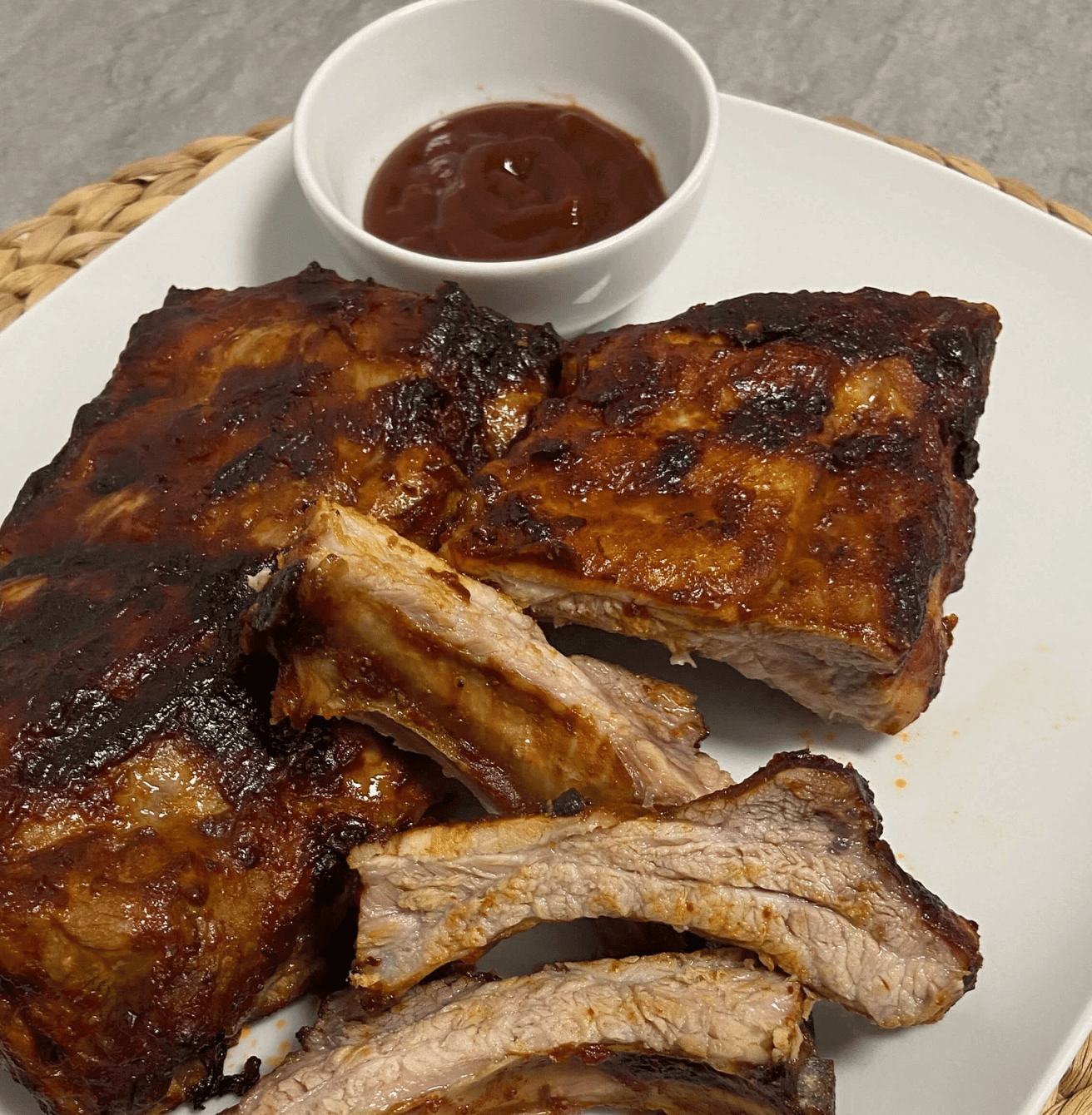 Receta de Costillas a la BBQ en Airfryer