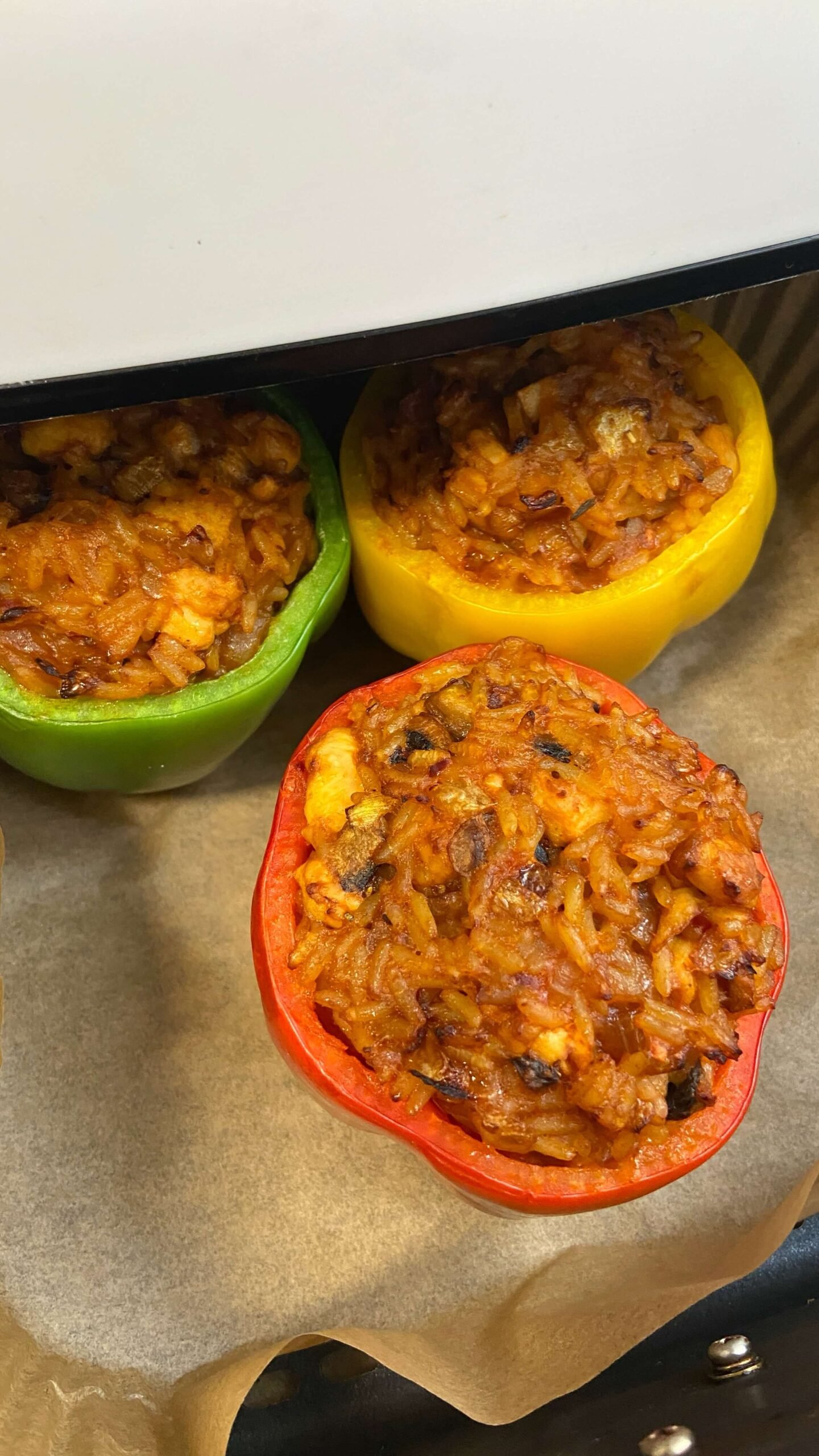 Receta de Pimientos rellenos en Airfryer Receta de Pimientos rellenos en Airfryer