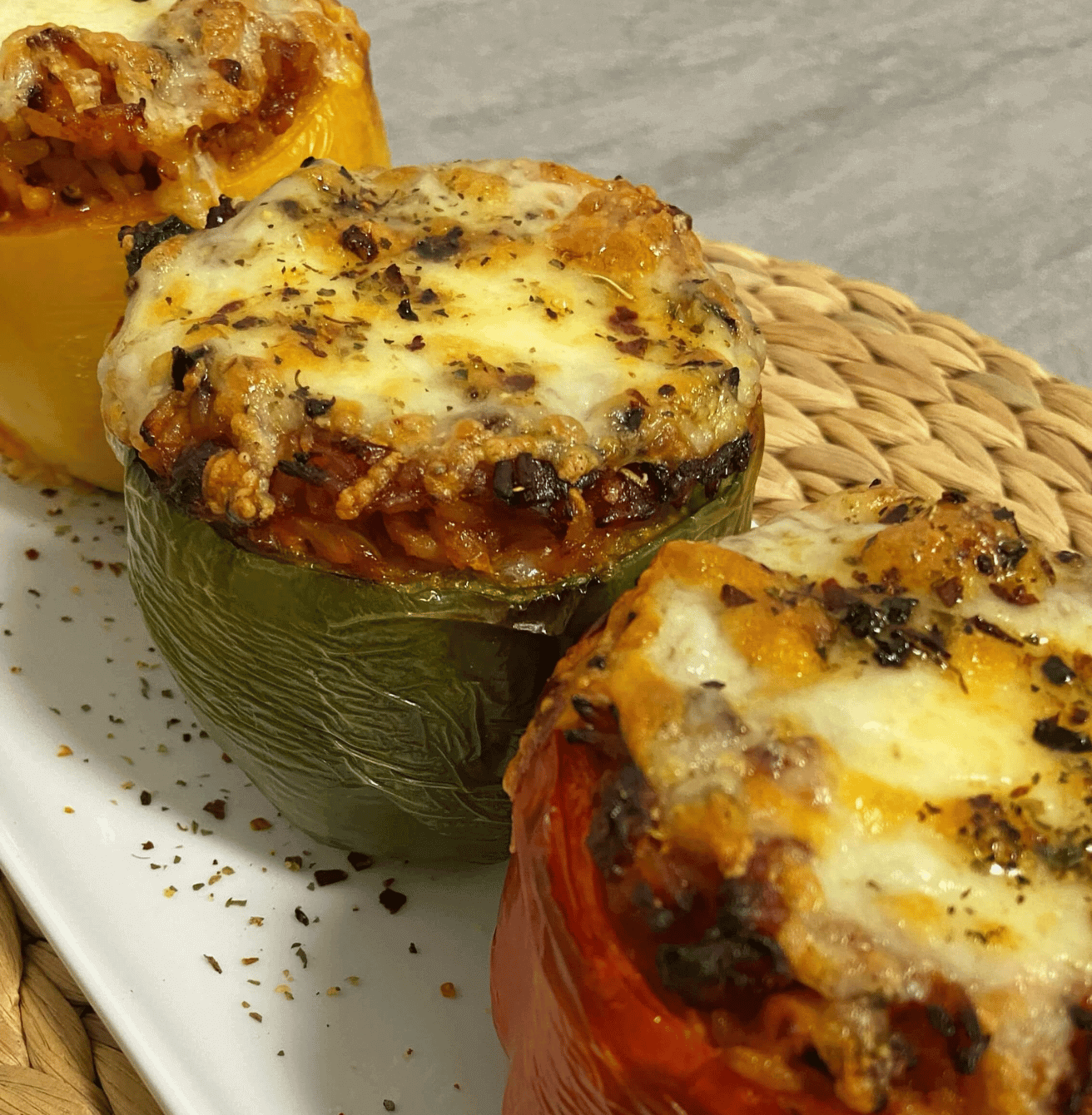 Receta de Pimientos rellenos en Airfryer