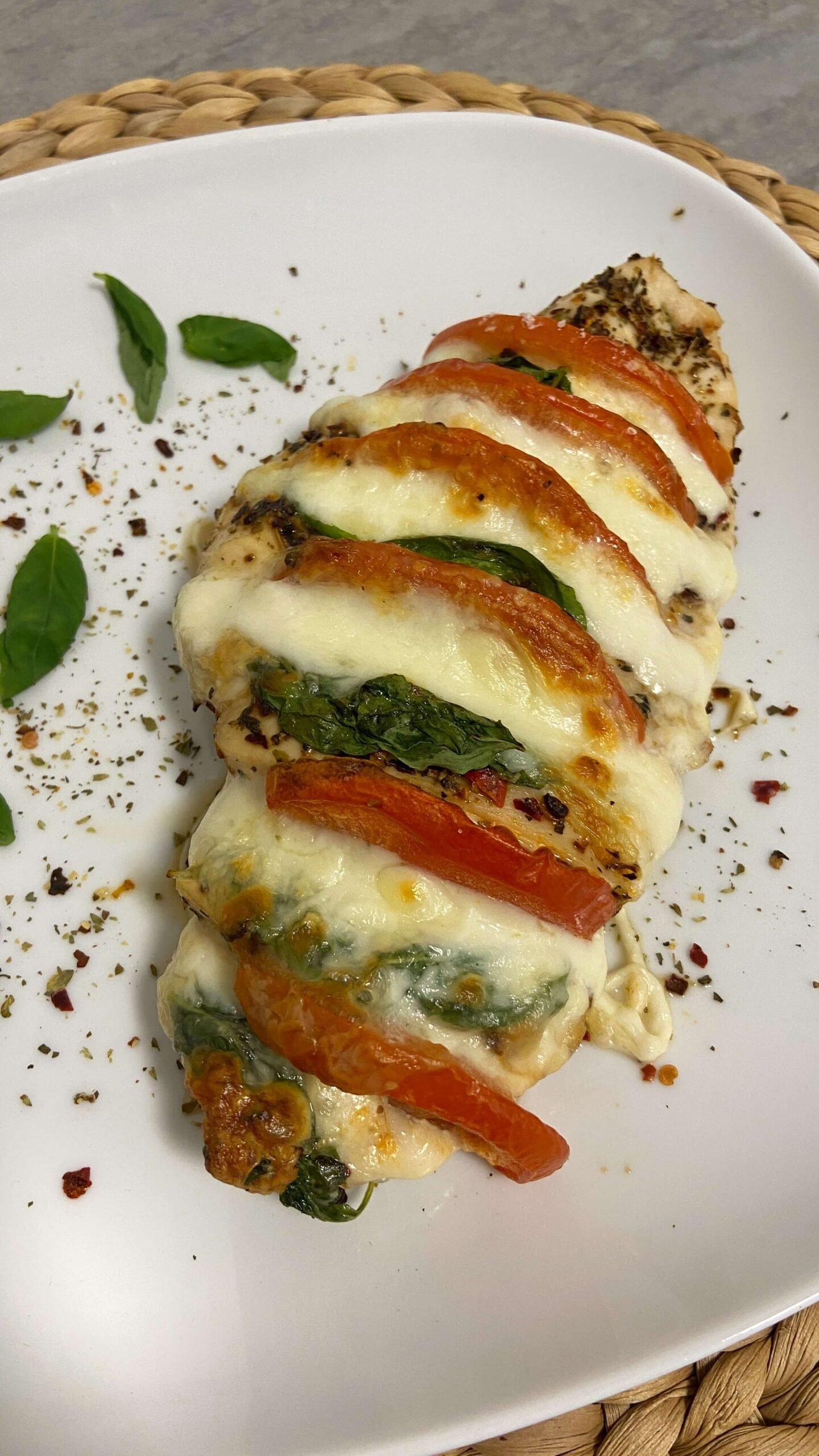 Receta de Pollo caprese en Airfryer Receta de Pollo caprese en Airfryer