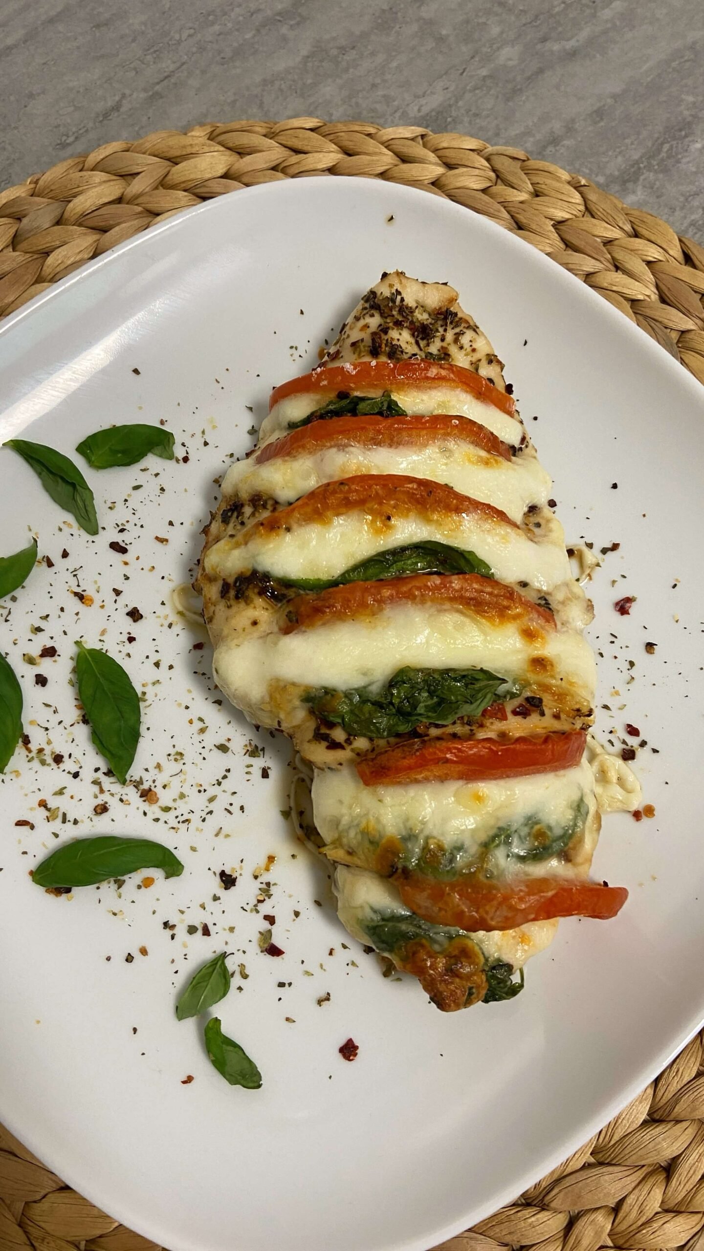 Receta de Pollo caprese en Airfryer Receta de Pollo caprese en Airfryer