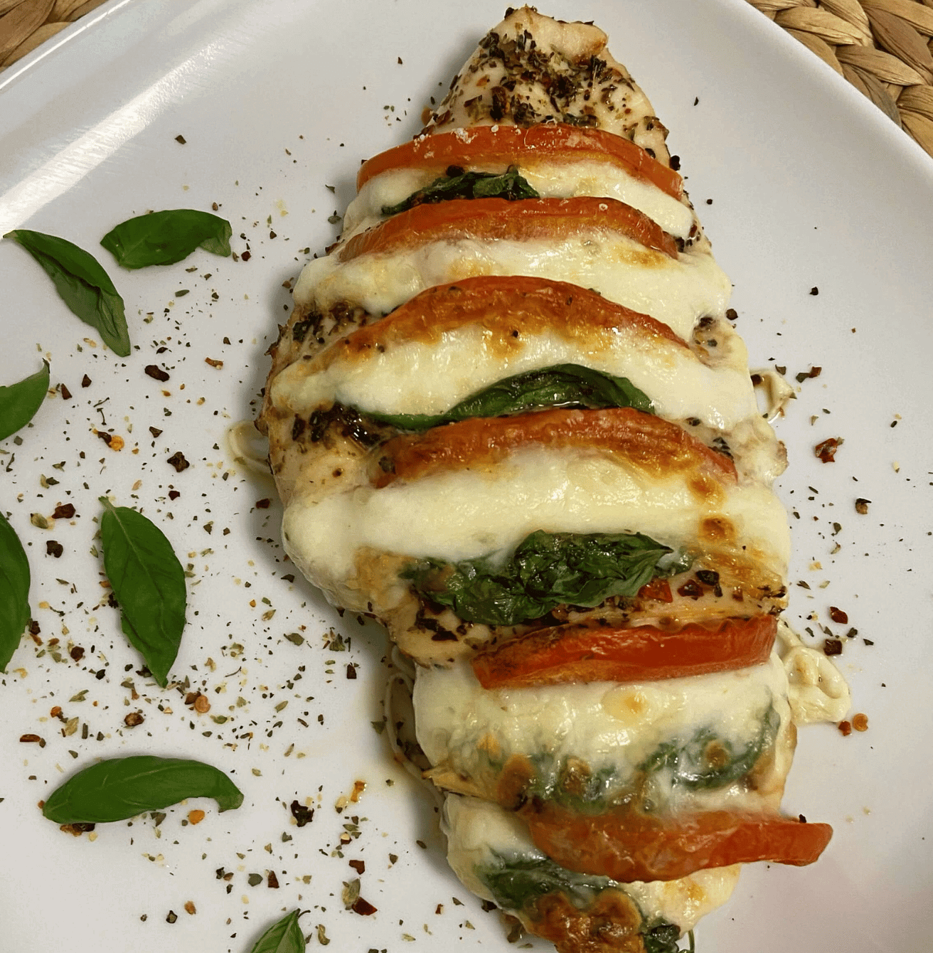 Receta de Pollo caprese en Airfryer