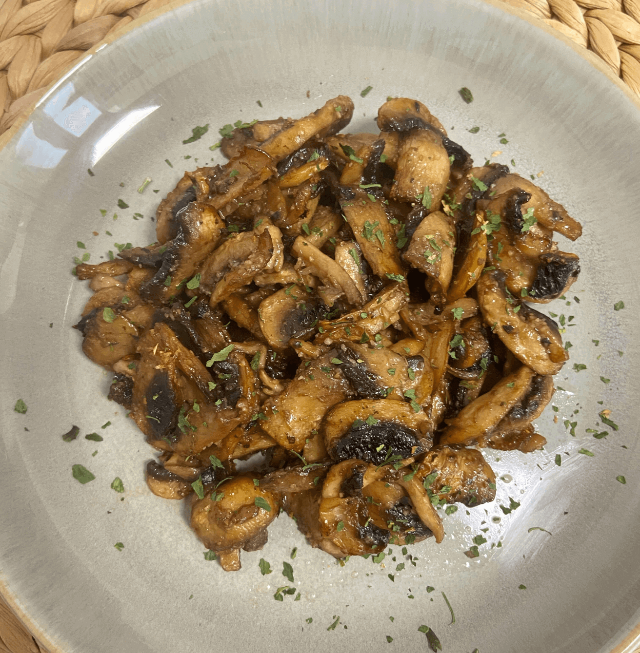 Receta de Champiñones con parmesano en Airfryer