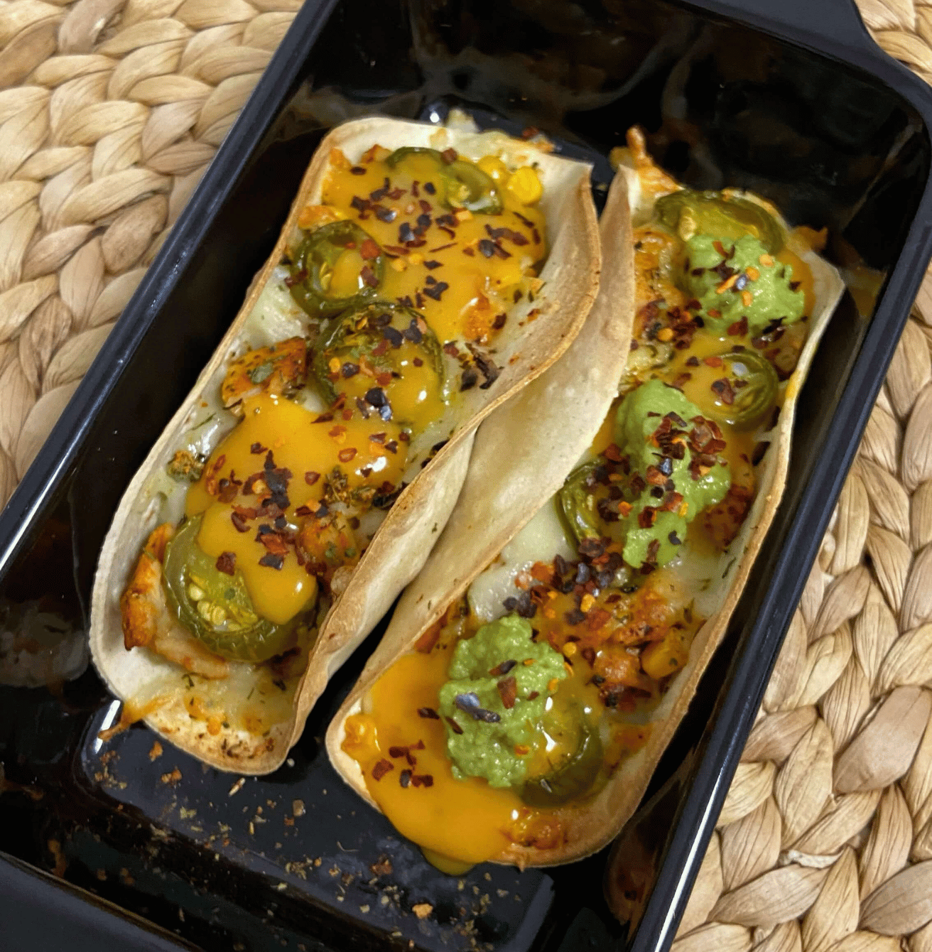 Receta de Fajitas de pollo y queso y queso en Airfryer