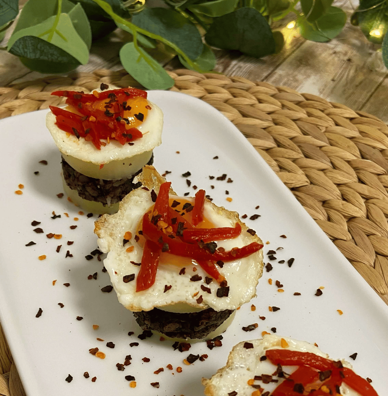 Receta de Pintxos de morcilla y patata en Airfryer