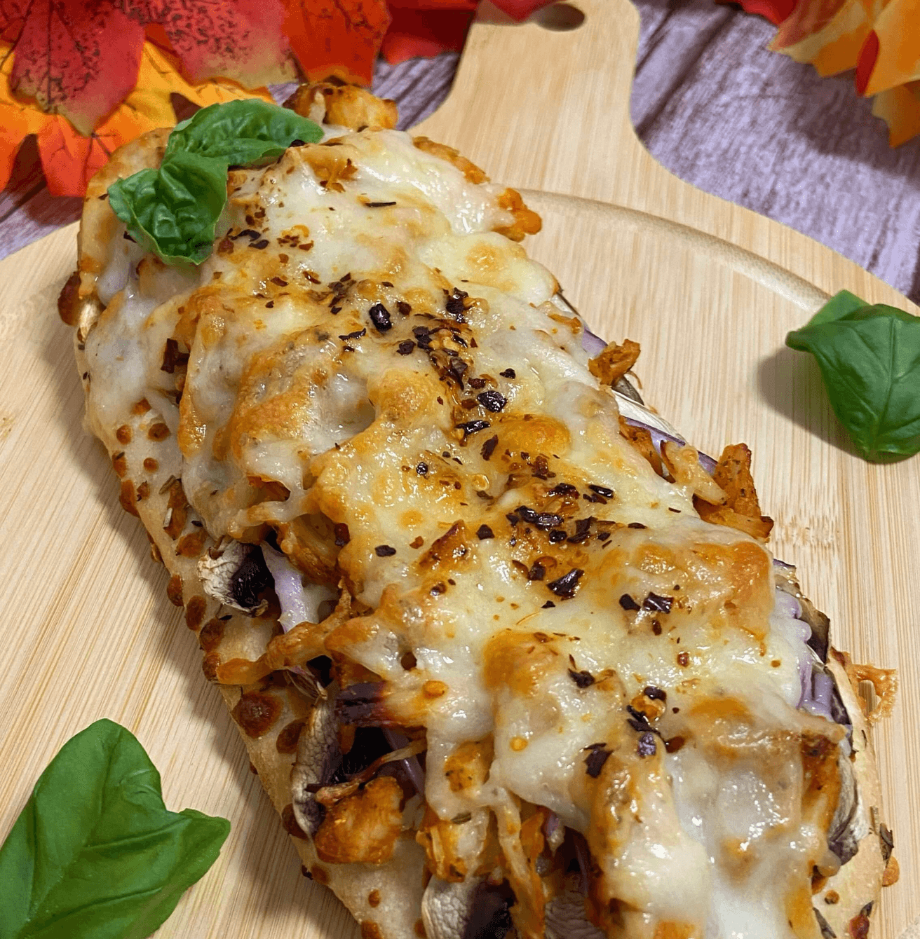 Receta de Focaccia de pollo en Airfryer