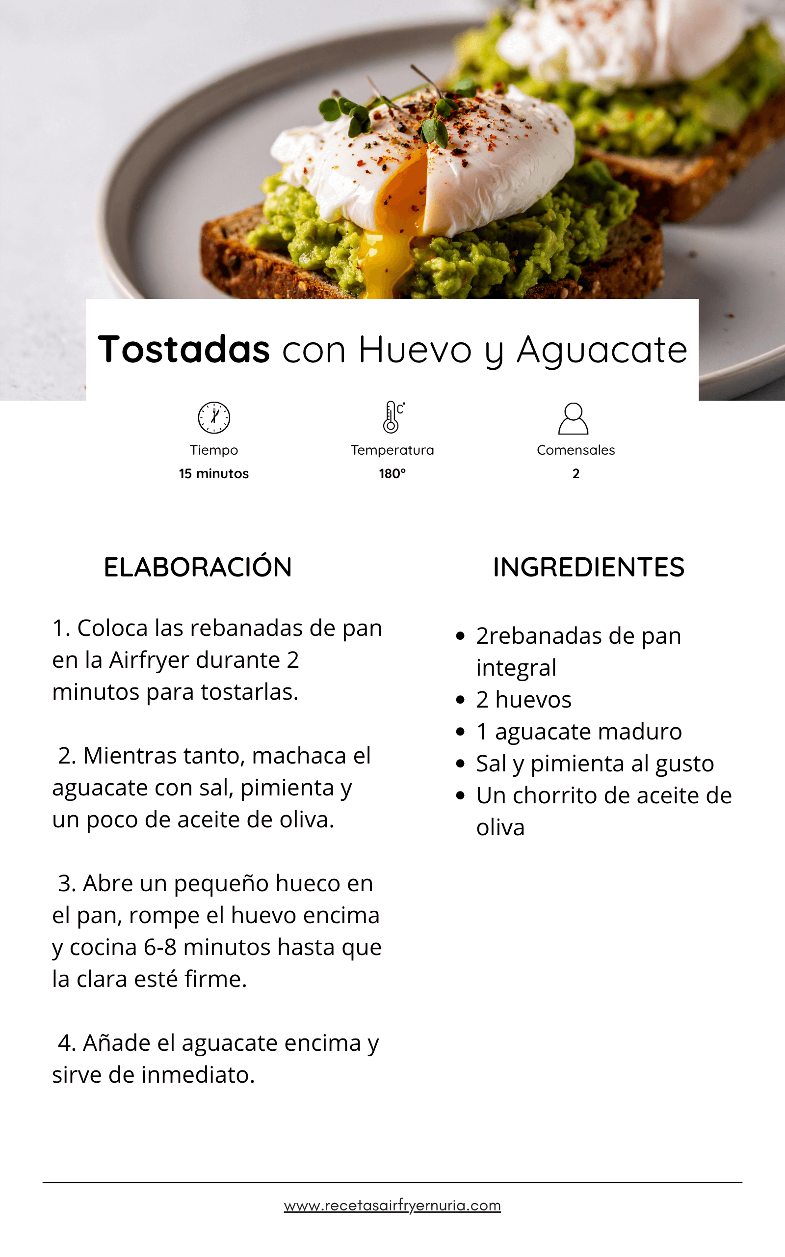 Ebook Cocina en 15 minutos con tu Airfryer