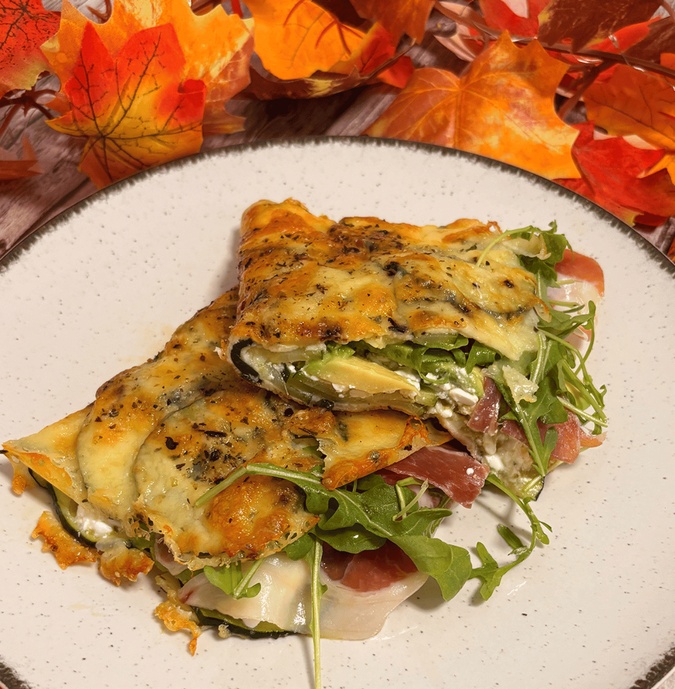 Receta de Sándwich de calabacín y jamón serrano en Airfryer