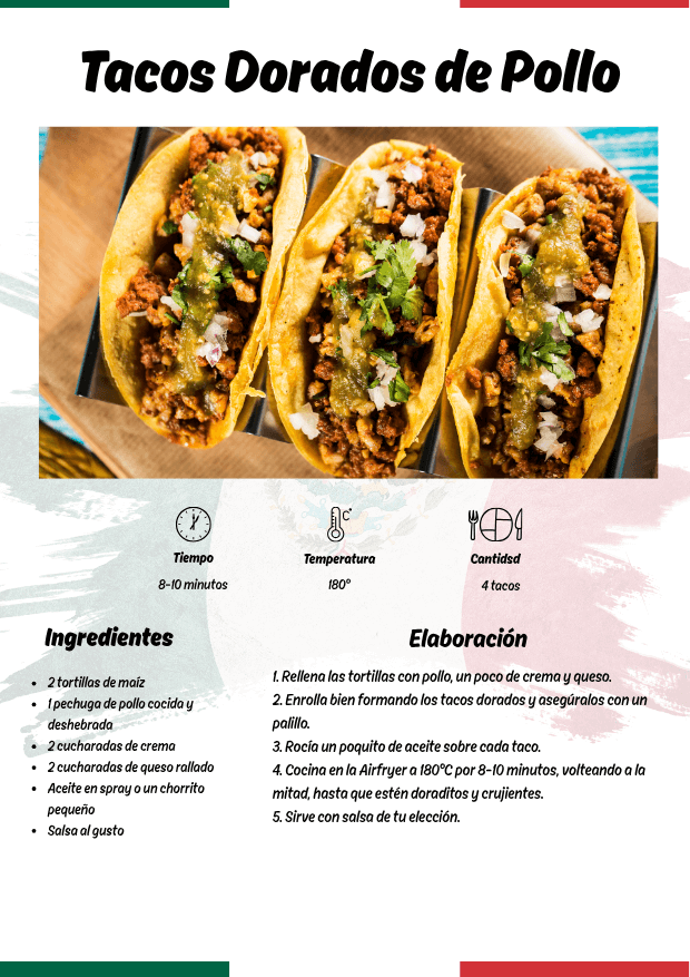 Ebook Recetas Cocina Mexicana en Airfryer