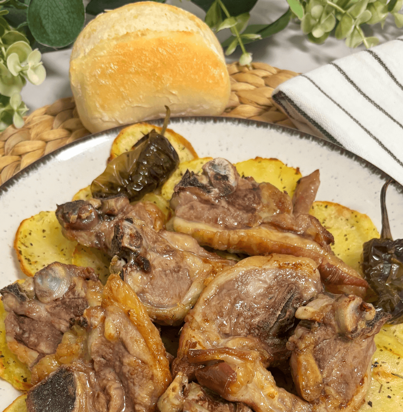 Receta de Chuletas de cordero lechal en Airfryer