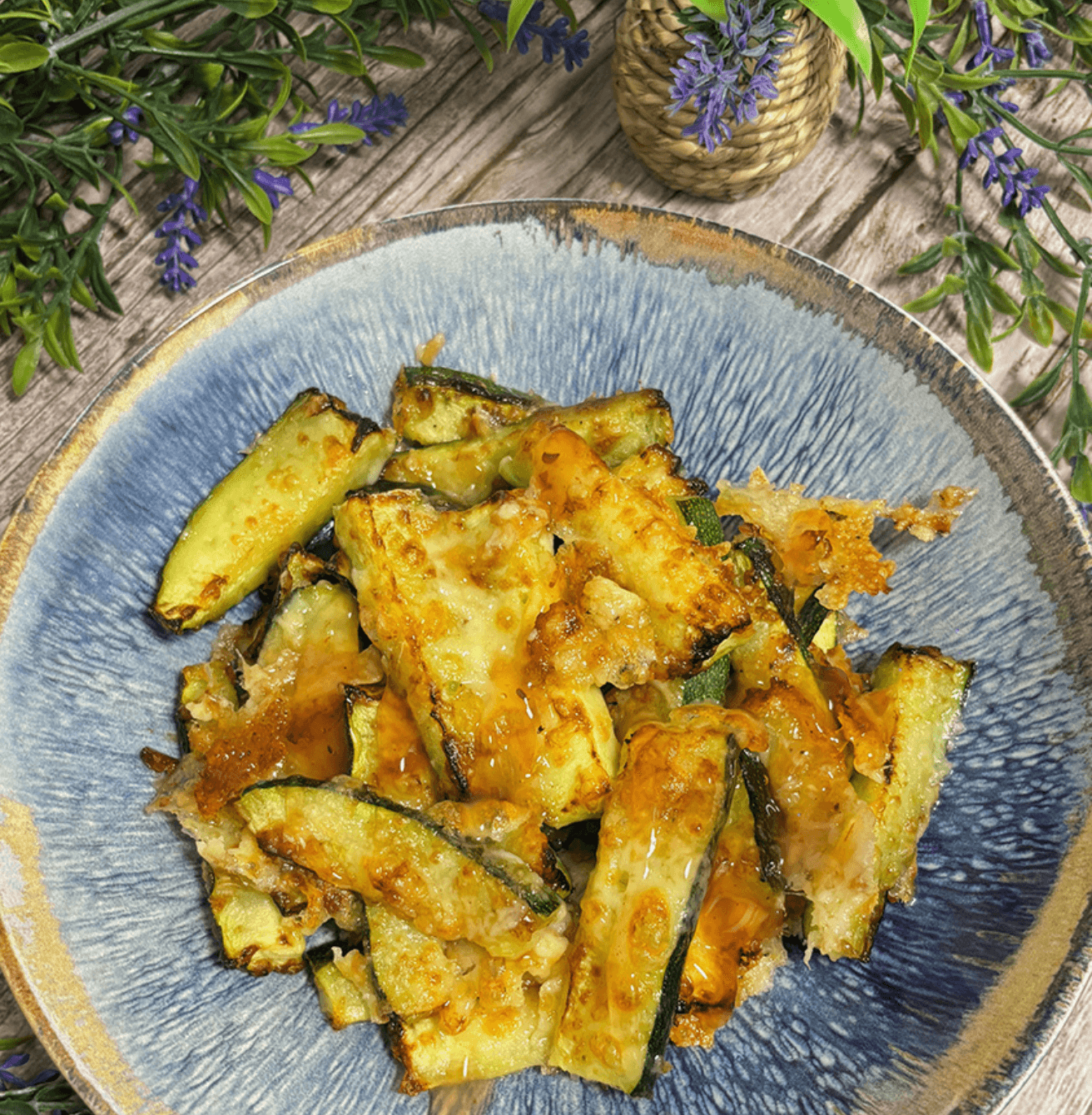 Receta de Bastones de Calabacín y queso en Airfryer