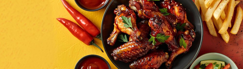 Alitas crujientes sin aceite en airfryer