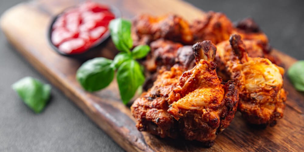 Alitas crujientes sin aceite en airfryer