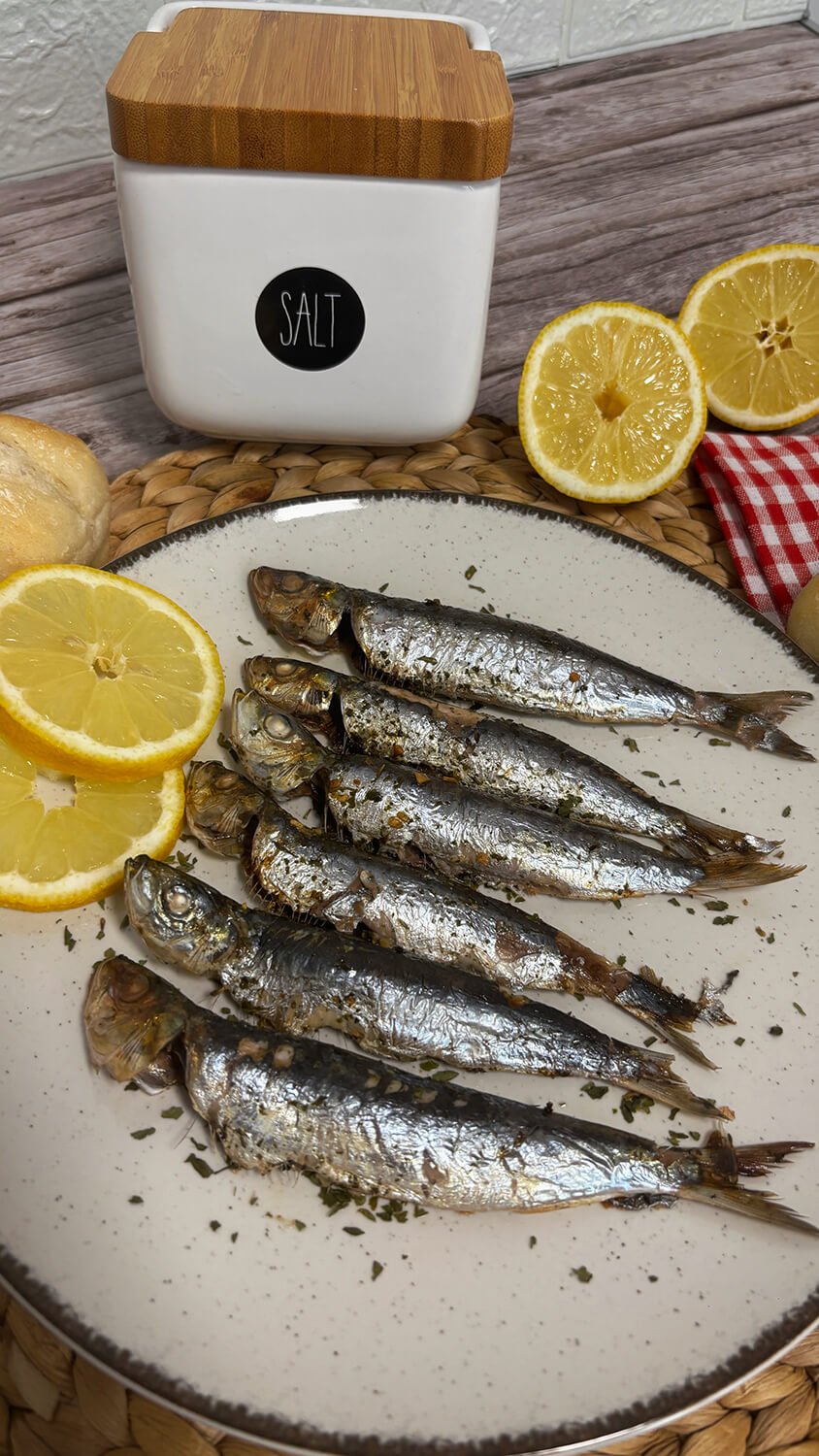 Receta de Sardinas a la plancha en Airfryer Receta de Sardinas a la plancha en Airfryer